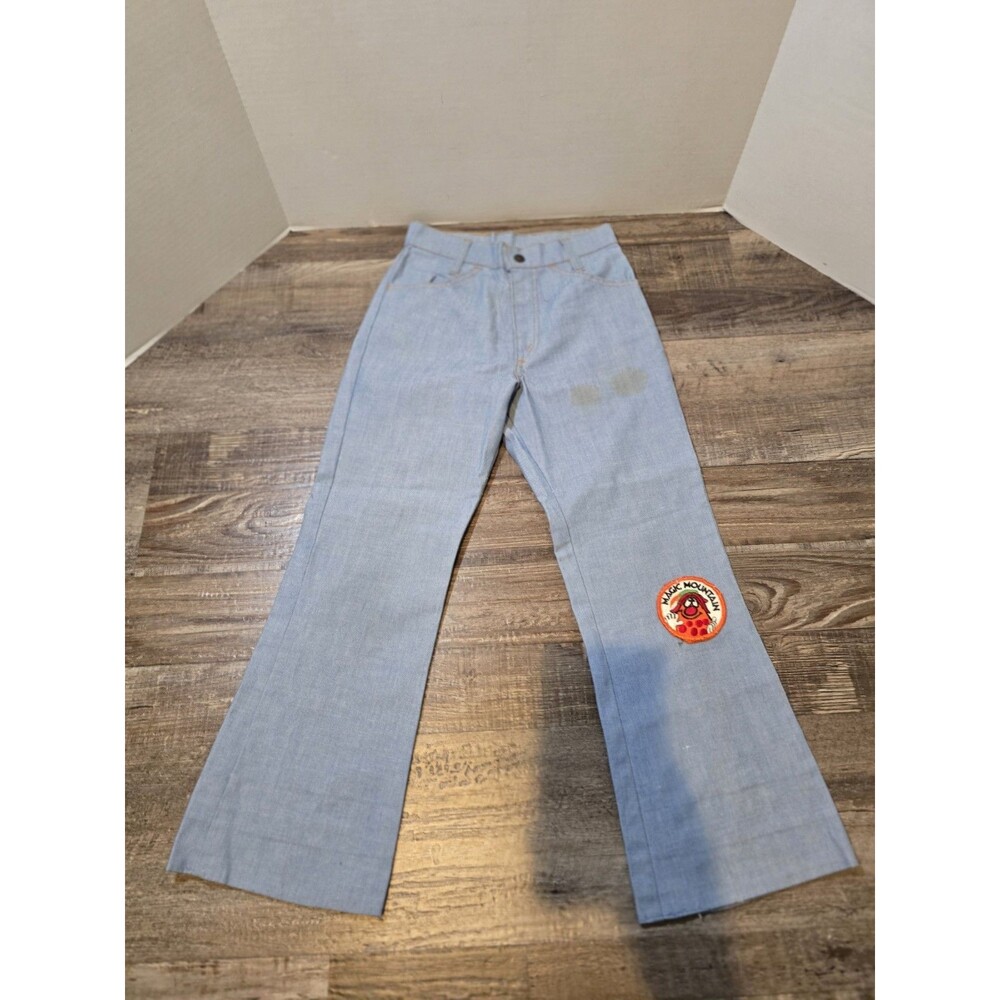 Vintage Levi's Wide Leg Orange Tab Big E Jeans Hippie                       #103